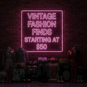 VINTAGE‎ FASHION FINDS starting at $50
